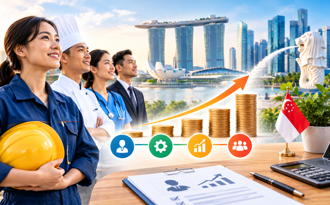 The Progressive Wage Model and Its Impact on Singapore Workers